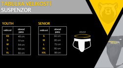 Suspenzor bez podvazků Hockey Bear