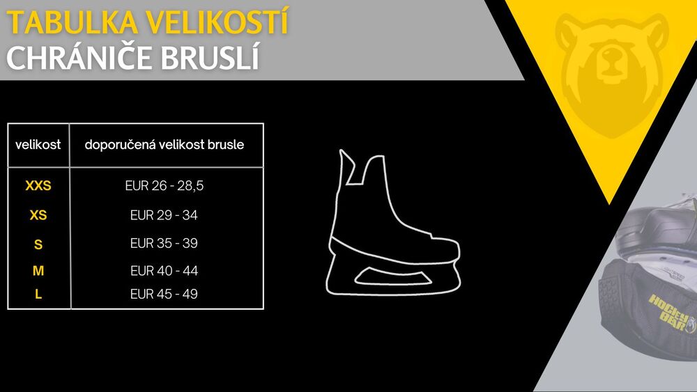 Chráníče bruslí Hockey Bear Standard