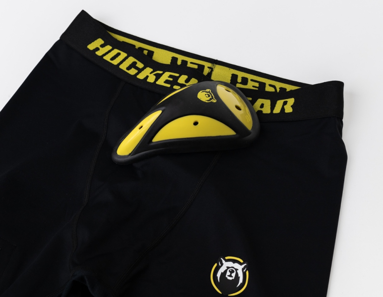 Kompresní Kraťasový Suspenzor - Jock Short Hockey Bear